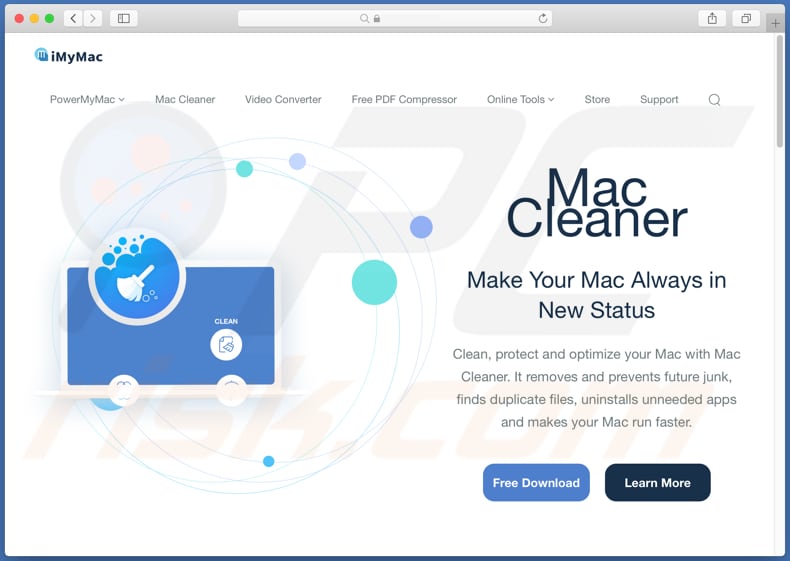 get rid of mac cleaner on i max